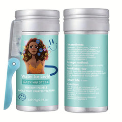 Hair Wax Stick Hair Care Anti Restlessness Hair Styling Wax Comb Set