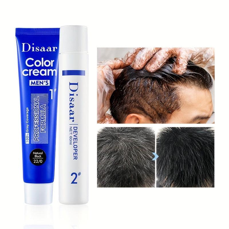 Men's Natural Hair Cream for Long Lasting Hair Dye