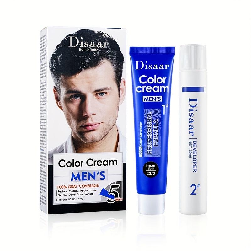 Men's Natural Hair Cream for Long Lasting Hair Dye