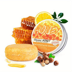 Honey Calendula Rose Shampoo Bar - Softens Hair Care
