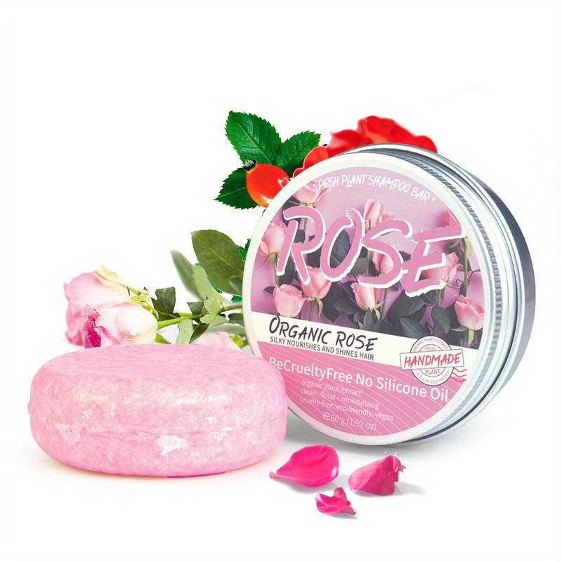 Honey Calendula Rose Shampoo Bar - Softens Hair Care