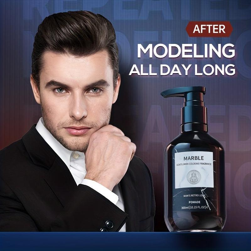 Retro Gentleman Cologne & Fluffy Hair Gel Set