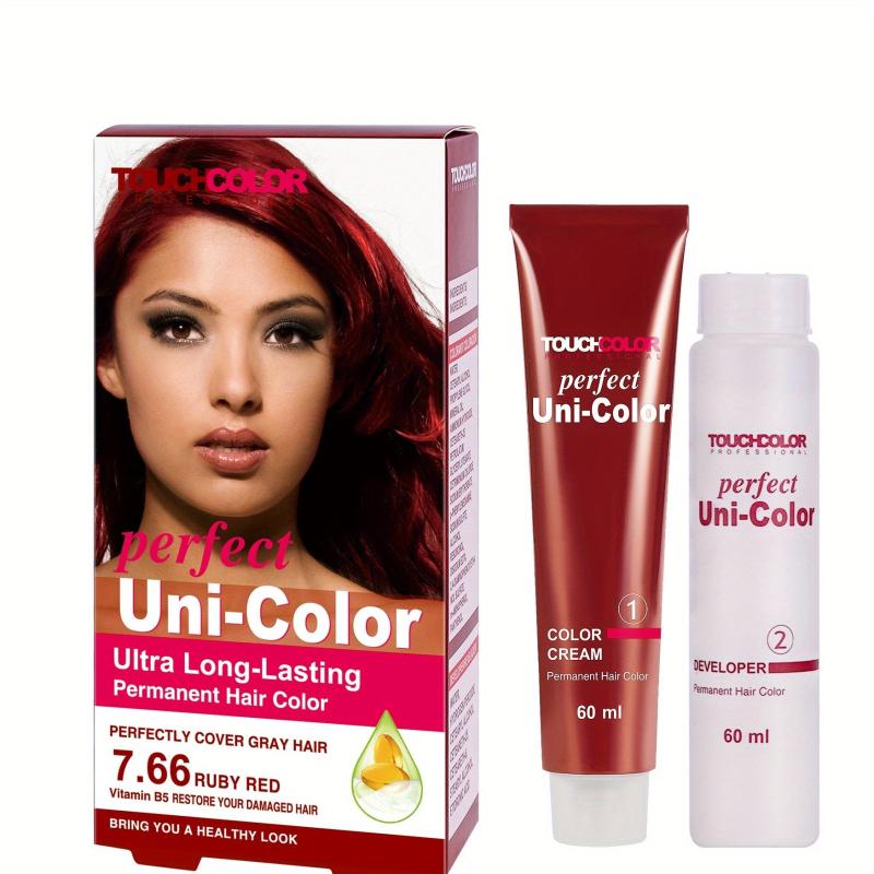 Halloween Permanent Hair Dye Cream - Long Lasting 60ml Cream & Developer Set