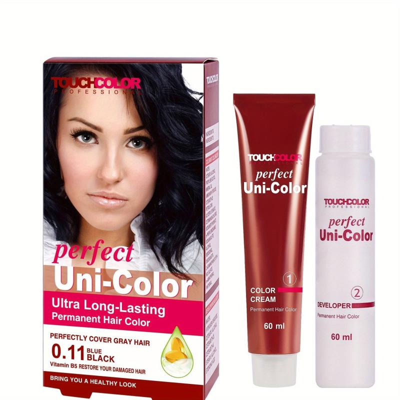 Halloween Permanent Hair Dye Cream - Long Lasting 60ml Cream & Developer Set