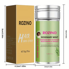 Rosemary Mint Hair Wax Stick - Long Lasting Strong Hold Hair Wax Stick