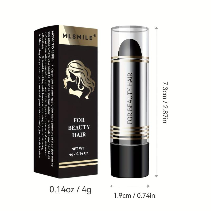 Lipstick Shaped Hair Touch Up Stick Temporary Hair Dye Pen