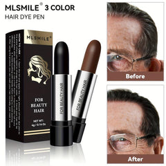 Lipstick Shaped Hair Touch Up Stick Temporary Hair Dye Pen