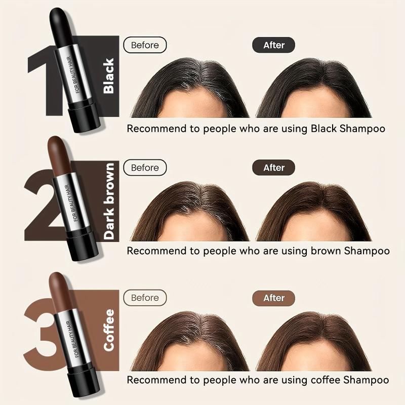 Lipstick Shaped Hair Touch Up Stick Temporary Hair Dye Pen