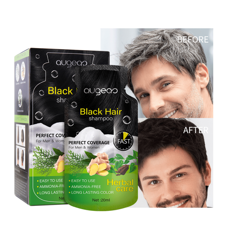 Herbal Long-Lasting Hair Dye Shampoo Cream