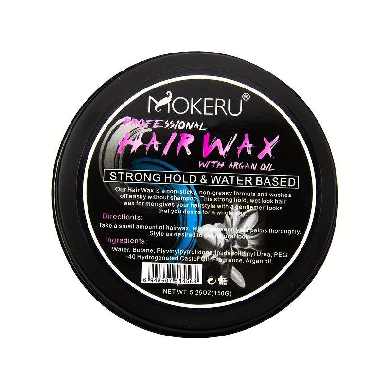 Strong Hold Argan Hair Wax for Edge Control and Styling