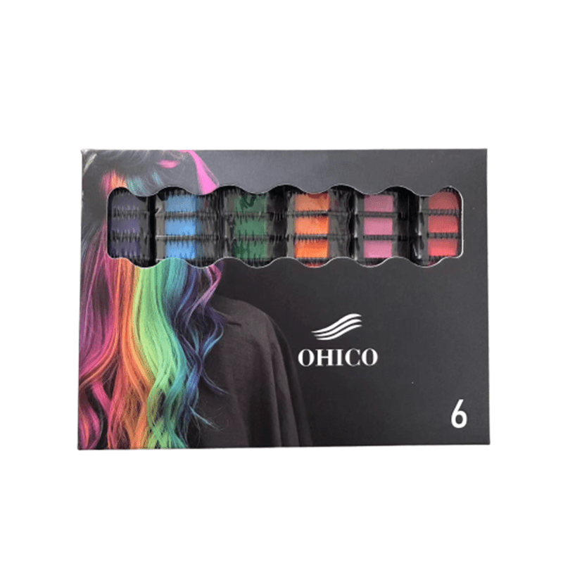 Washable Hair Chalk Comb 6 & 10 Colors Temporary Hair Dye Pens