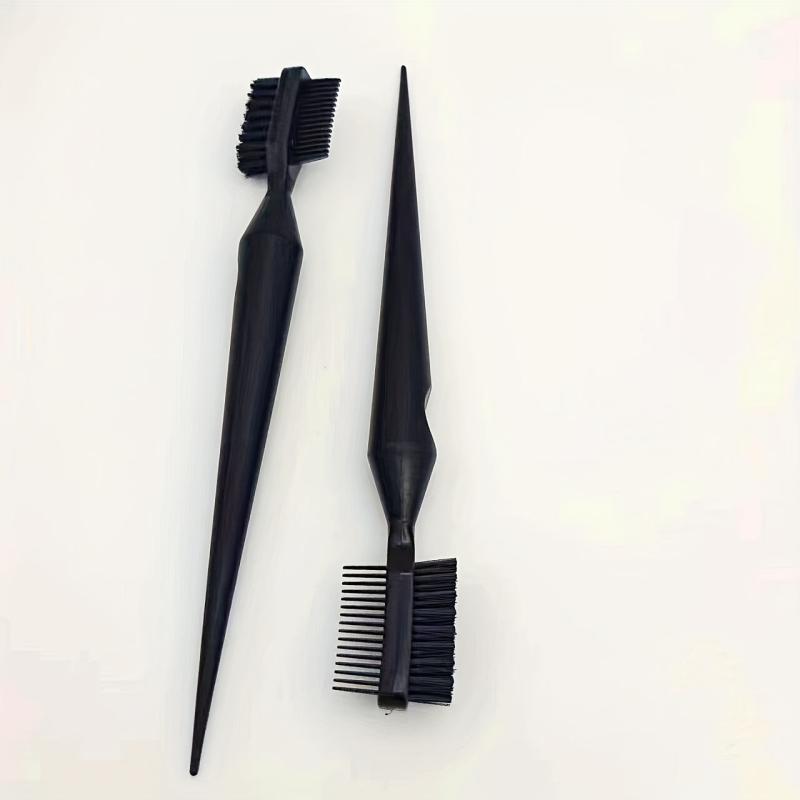 5pcs Salon Section Hairpins + 1pcs Dyeing Beard Hair Brush