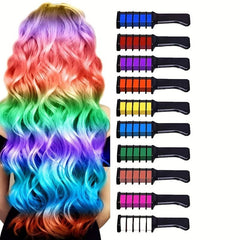 Portable Hair Dye Comb - Easy Temporary Hair Color