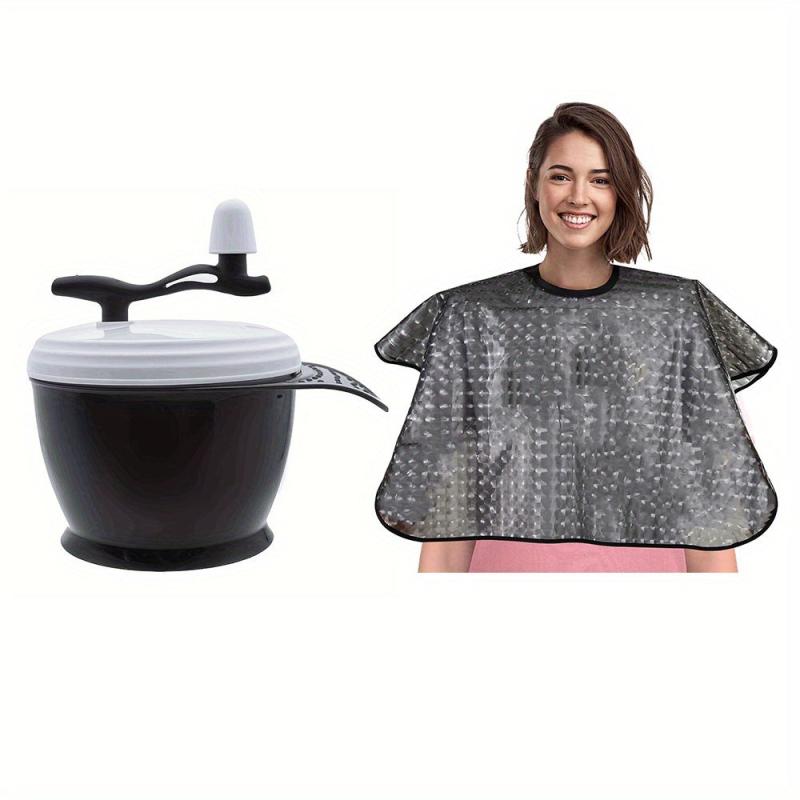 Hair Dye Blender Plastic Hair Tinting Bowl Hairdressing Baking Bowl