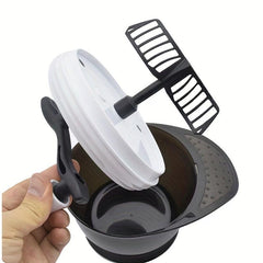 Hair Dye Blender Plastic Hair Tinting Bowl Hairdressing Baking Bowl