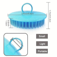 6pcs Hair Scalp Massager Shampoo Brush Soft Tooth Shower Brush
