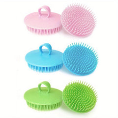 6pcs Hair Scalp Massager Shampoo Brush Soft Tooth Shower Brush
