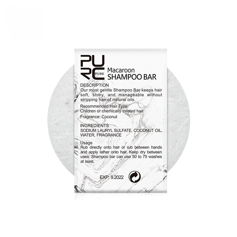 Macaroon Hair Shampoo Bar Plant Extract Soap Healthy Hair