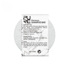 Macaroon Hair Shampoo Bar Plant Extract Soap Healthy Hair