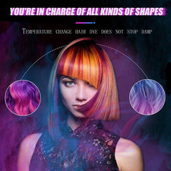 Gradient Changed Hair Dye Cream Temporary Halloween Hair Cream