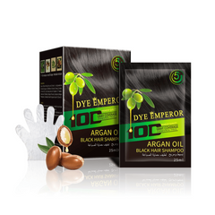10 Pack Argan Hair Shampoo Natural Plant Blackening Hair Dye Cream