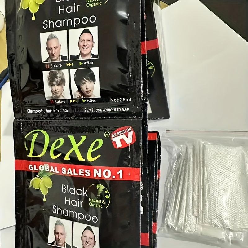 25ml Hair Shampoo Natural Plant Hair Dye Cream for Gray Hair Coverage