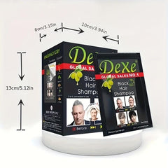 25ml Hair Shampoo Natural Plant Hair Dye Cream for Gray Hair Coverage