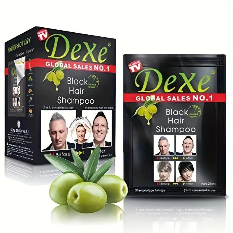 25ml Hair Shampoo Natural Plant Hair Dye Cream for Gray Hair Coverage