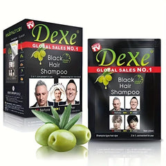 25ml Hair Shampoo Natural Plant Hair Dye Cream for Gray Hair Coverage