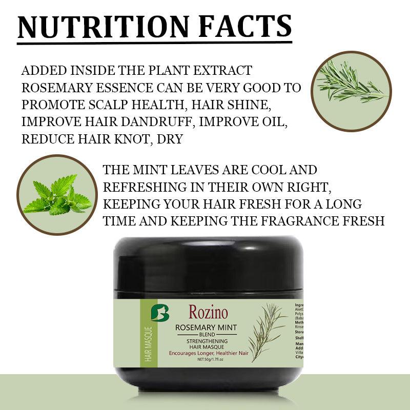 Rosemary Moisturizing Hair Mask for Dry Hair Repair Hyaluronic Acid Conditioner