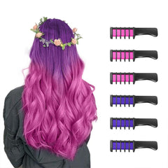 Temporary Hair Chalk Kit Y2K Washable Hair Dye Perfect Gift