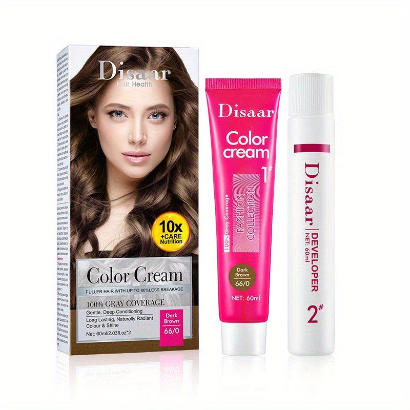 Long Lasting Hair Cream Hair Dye for Salon & Home Use