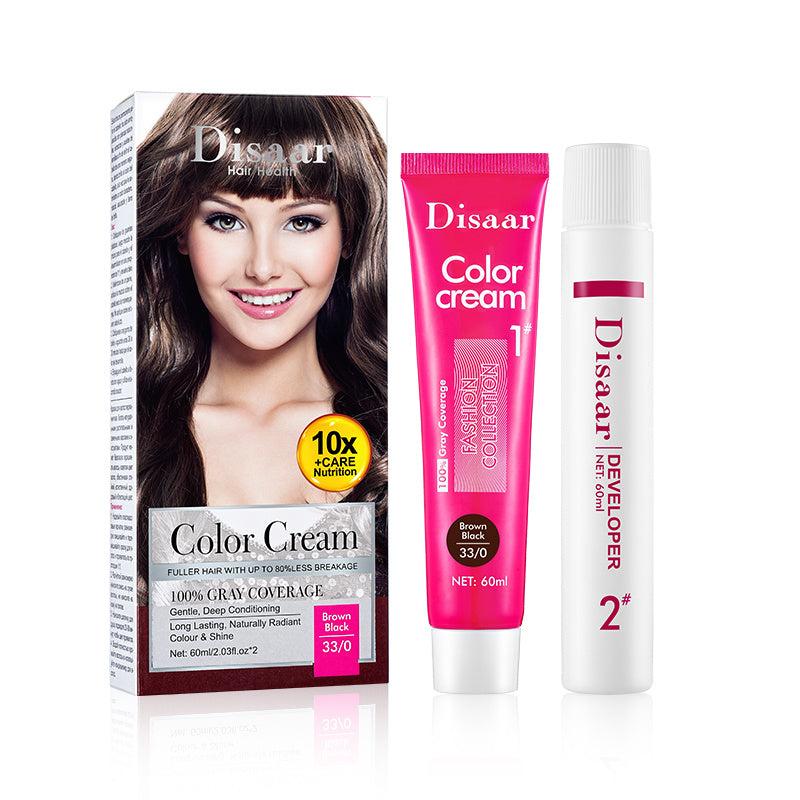 Long Lasting Hair Cream Hair Dye for Salon & Home Use