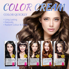 Long Lasting Hair Cream Hair Dye for Salon & Home Use