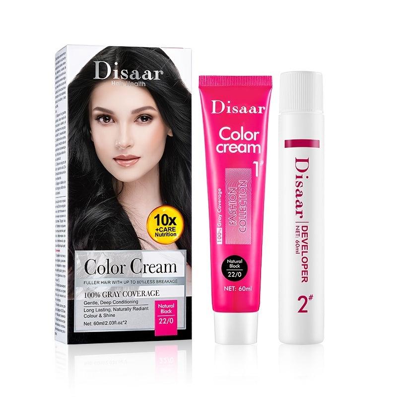 Long Lasting Hair Cream Hair Dye for Salon & Home Use