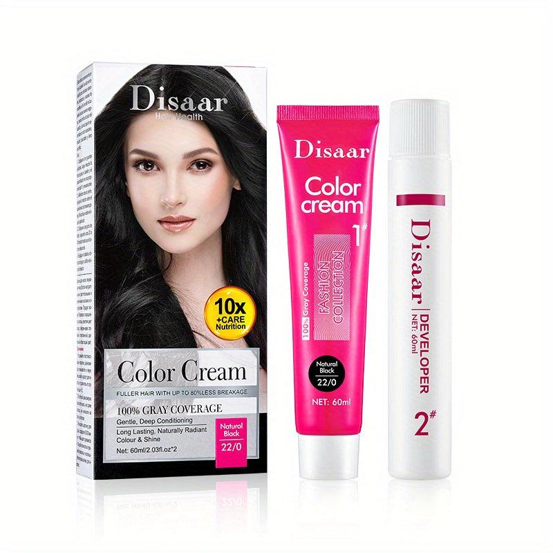 Long Lasting Hair Cream Hair Dye for Salon & Home Use