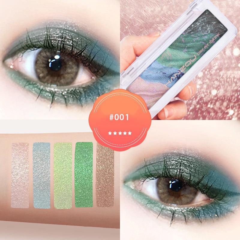 Glitter Diamond Eyeshadow Palette Portable Cosmetics