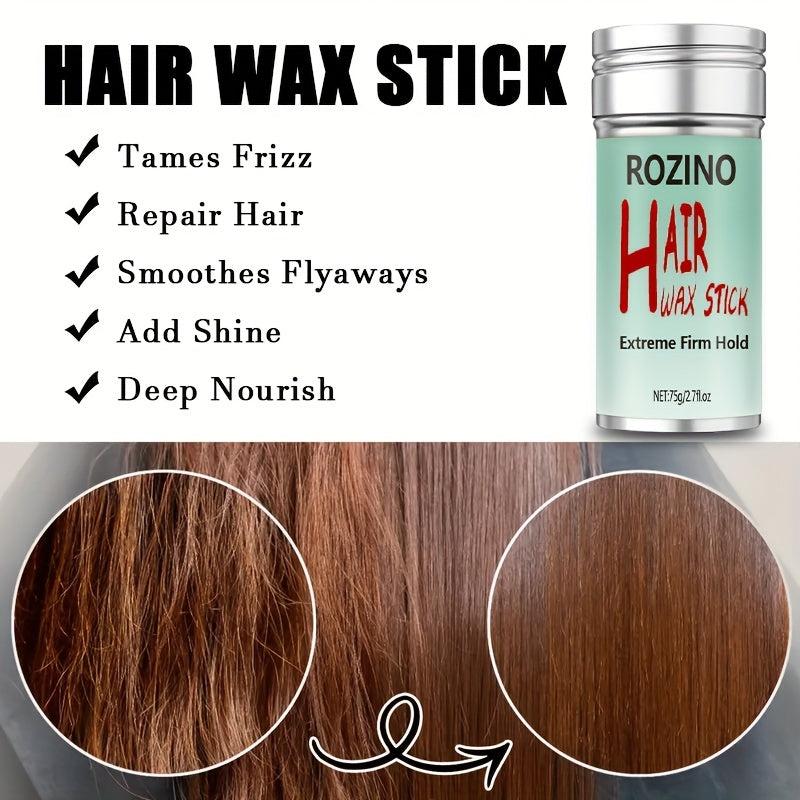 Light Green Hair Wax Stick Extreme Firm Hold Hair Finishing Wax Stick