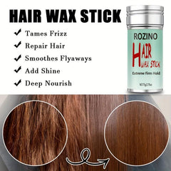 Light Green Hair Wax Stick Extreme Firm Hold Hair Finishing Wax Stick