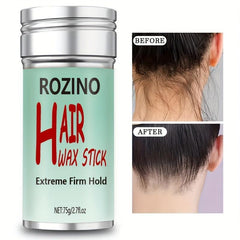 Light Green Hair Wax Stick Extreme Firm Hold Hair Finishing Wax Stick