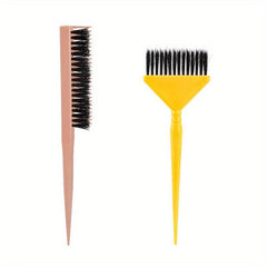 Nylon Boar Bristle Hair Brush for Hair Dyeing