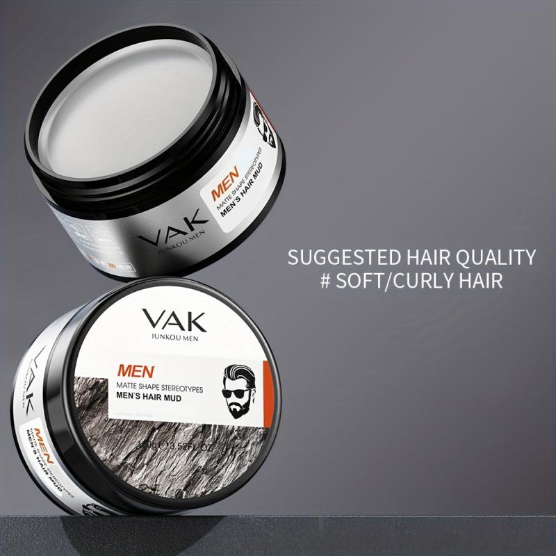 Matte Shaping Styling Hair Clay Natural Fluffy Hair Styling Mud