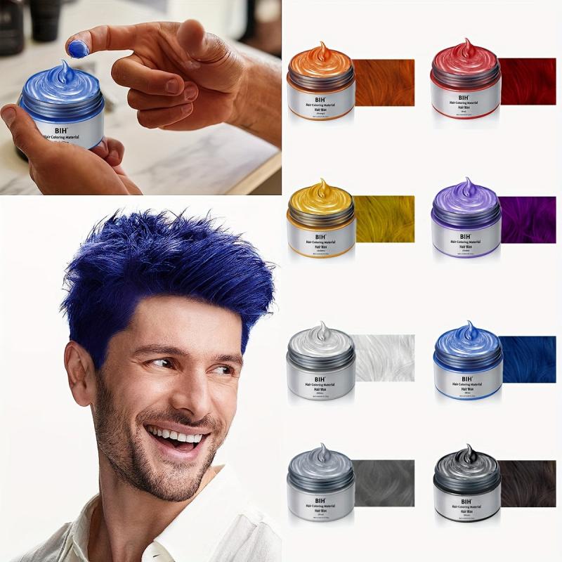 Temporary Hair Dye Mud Natural Hold Easy To Wash Y2K Hair Wax