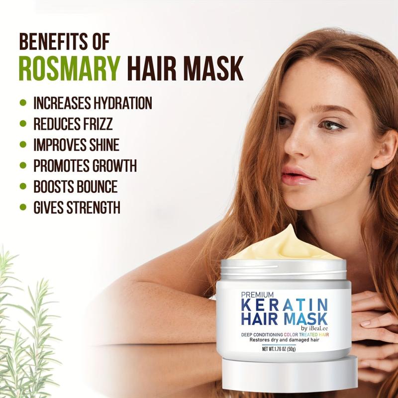 50g Keratin Hair Mask Repairs Dry Damaged Hair Intensive Moisturizing Treatment