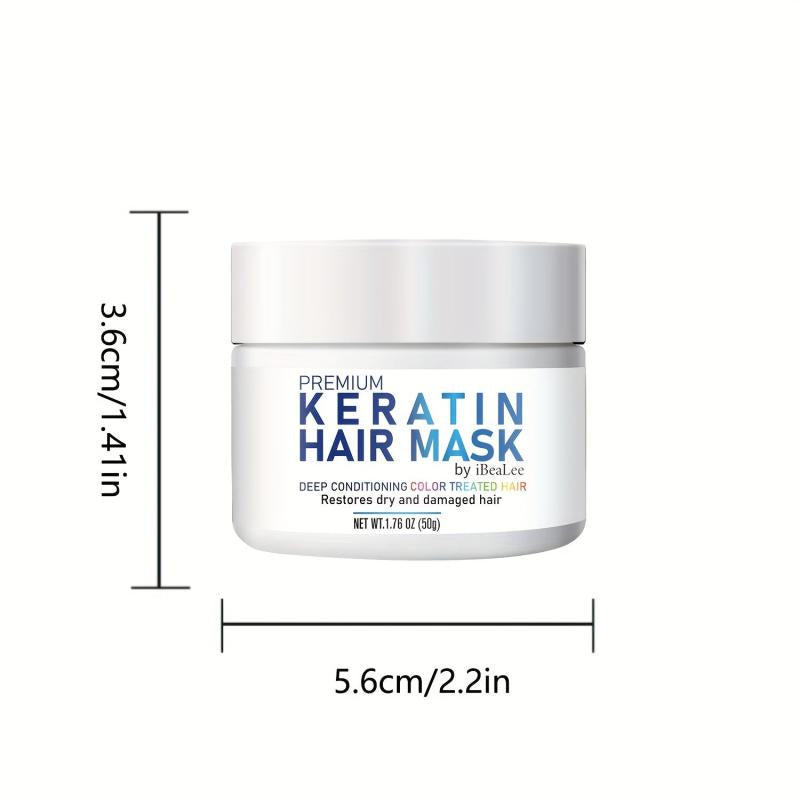 50g Keratin Hair Mask Repairs Dry Damaged Hair Intensive Moisturizing Treatment