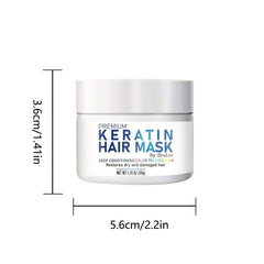 50g Keratin Hair Mask Repairs Dry Damaged Hair Intensive Moisturizing Treatment
