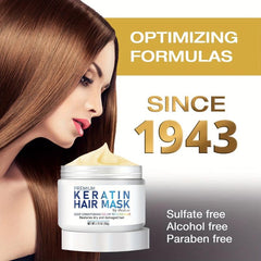 50g Keratin Hair Mask Repairs Dry Damaged Hair Intensive Moisturizing Treatment