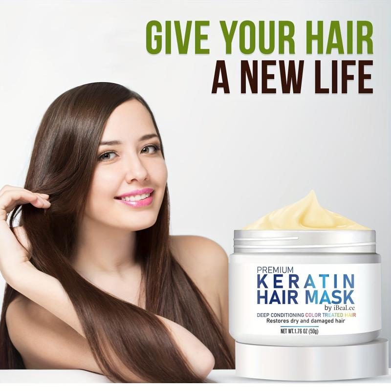 50g Keratin Hair Mask Repairs Dry Damaged Hair Intensive Moisturizing Treatment