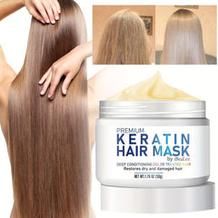 50g Keratin Hair Mask Repairs Dry Damaged Hair Intensive Moisturizing Treatment