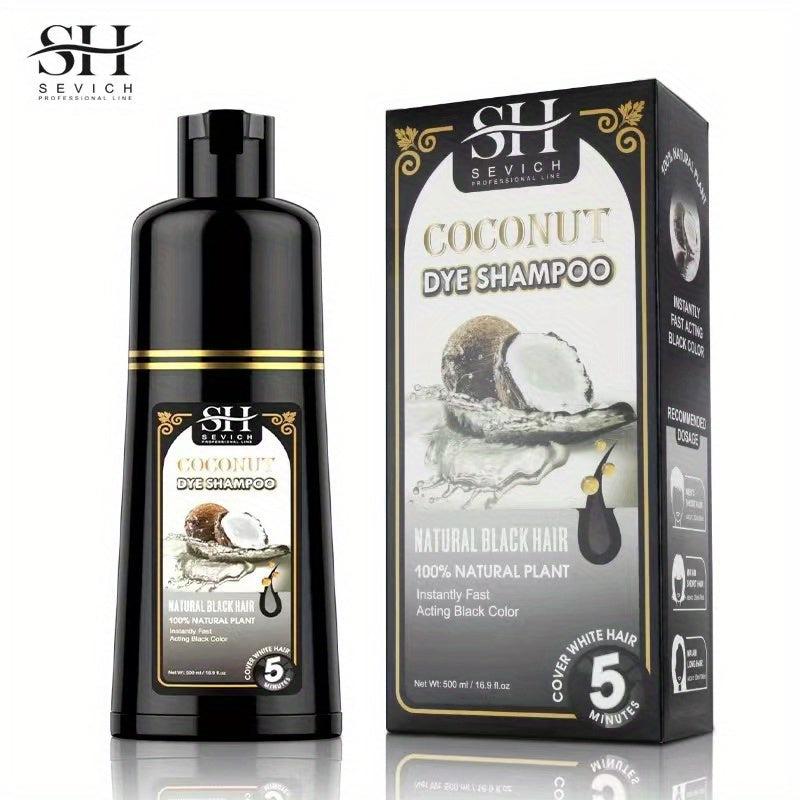 Coconut Dye Shampoo Natural Plant Shampoo for Men and Women
